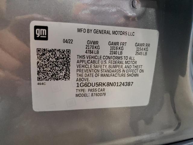 1G6DU5RK8N0124387 Cadillac Ct5 Sport