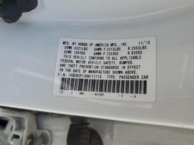 1HGCR2F13HA111115 Honda k24w1