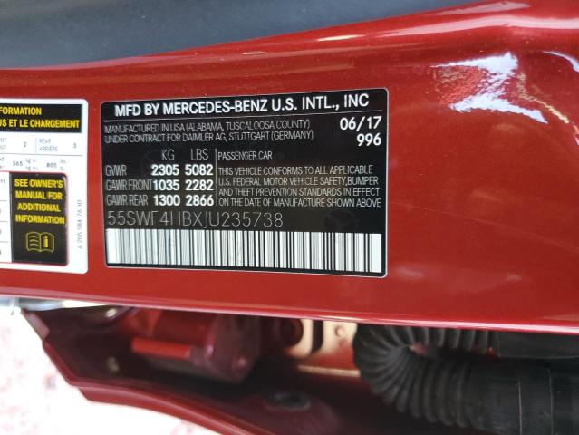 55SWF4HBXJU235738 Mercedes-Benz m274