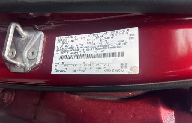 1FMCU9GXXEUB75330 Ford 2014