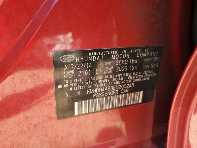 KMHDH4AE3EU203245 Hyundai dohc mpi nu