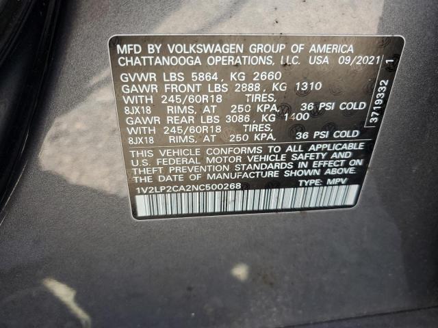 1V2LP2CA2NC500268 Volkswagen tsi