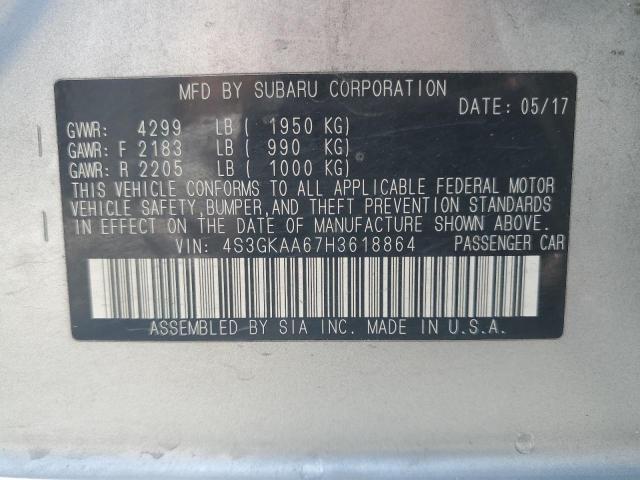 4S3GKAA67H3618864 Subaru na