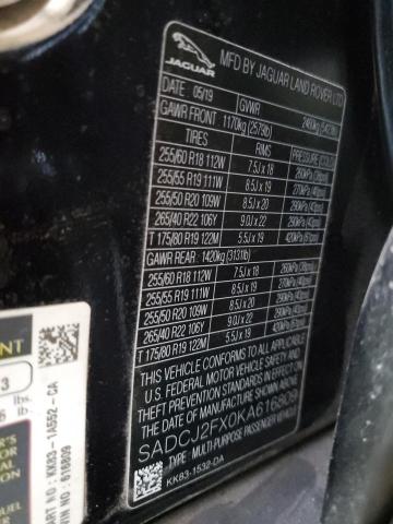 SADCJ2FX0KA616809 Jaguar aj20