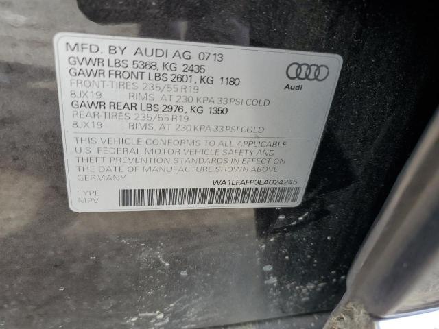 WA1LFAFP3EA024245 Audi 2014