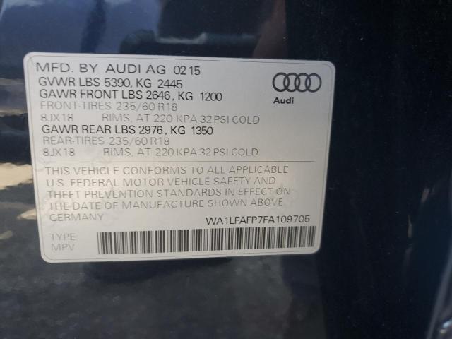 WA1LFAFP7FA109705 Audi flex fuel capable engine
