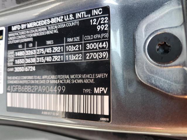 4JGFB6BB2PA904499 Mercedes-Benz m256
