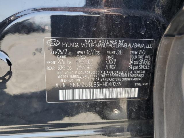 5NMZU3LB5HH040239 Hyundai gdi theta ii