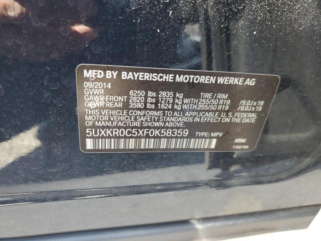 5UXKR0C5XF0K58359 BMW 2015