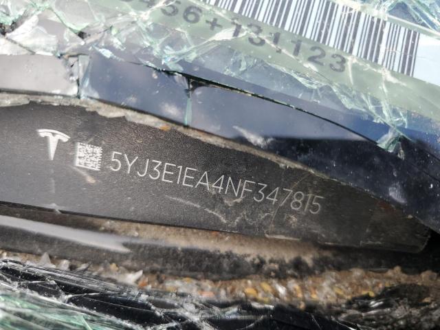 5YJ3E1EA4NF347815 Tesla MODEL 3