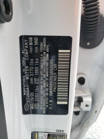 KMHRB8A35LU050085 Hyundai Venue Se
