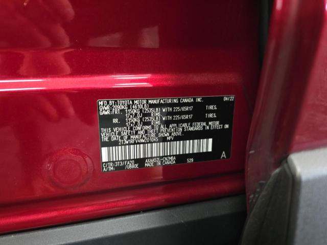2T3W1RFV4NW201045 Toyota a25a-fks