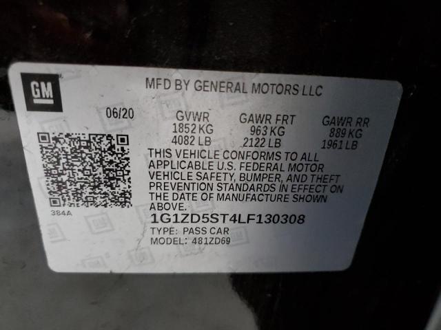 1G1ZD5ST4LF130308 Chevrolet lfv - direct injection, variable valve timing, gen 1