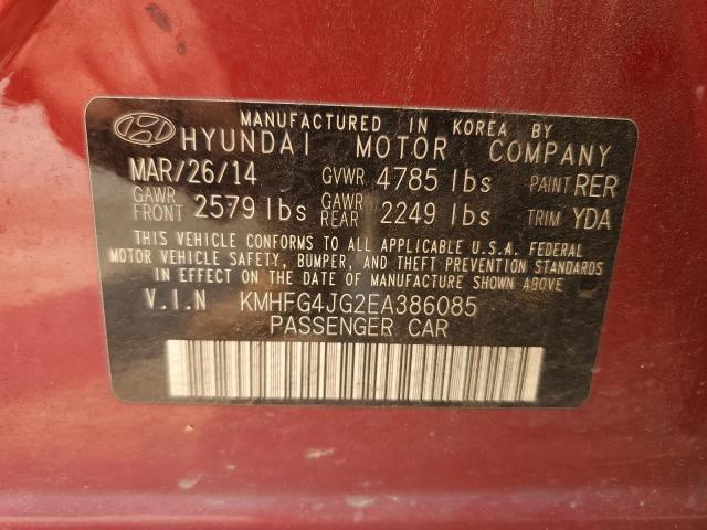 KMHFG4JG2EA386085 Hyundai Azera