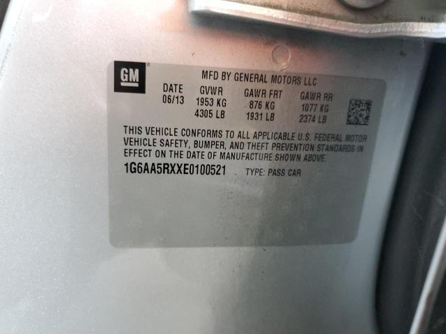 1G6AA5RXXE0100521 Cadillac ltg