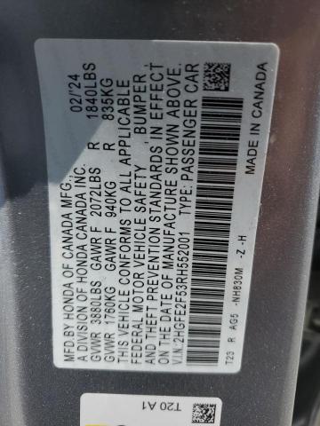 2HGFE2F53RH552001 Honda k20c2