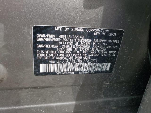 JF2SKAXC0MH560263 Subaru na u5