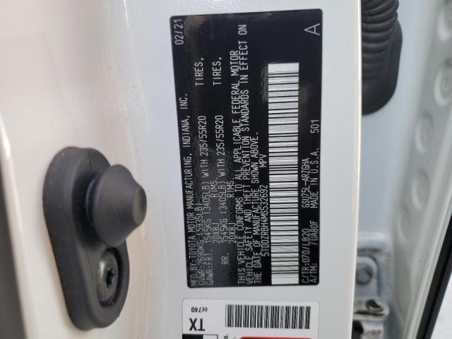 5TDDZRBH4MS532692 Toyota 2gr-fks