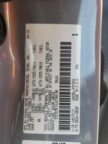 5TFDY5F1XJX748190 Toyota 3ur-fe