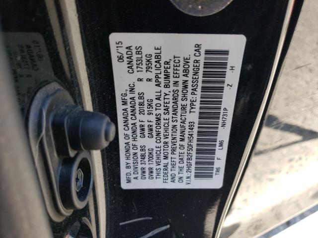 2HGFB2F50FH541493 Honda r18z1