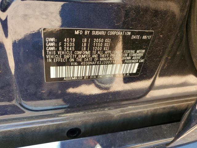 4S3BNAF63J3007147 Subaru u5