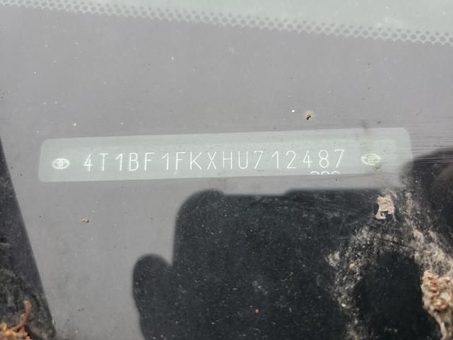 4T1BF1FKXHU712487 Toyota CAMRY LE