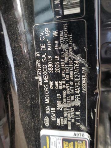 3KPFL4A70JE274764 KIA FORTE LX