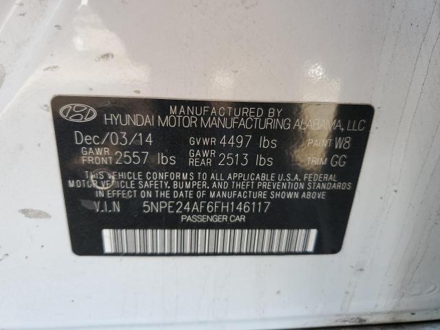 5NPE24AF6FH146117 Hyundai dohc gdi theta-ii