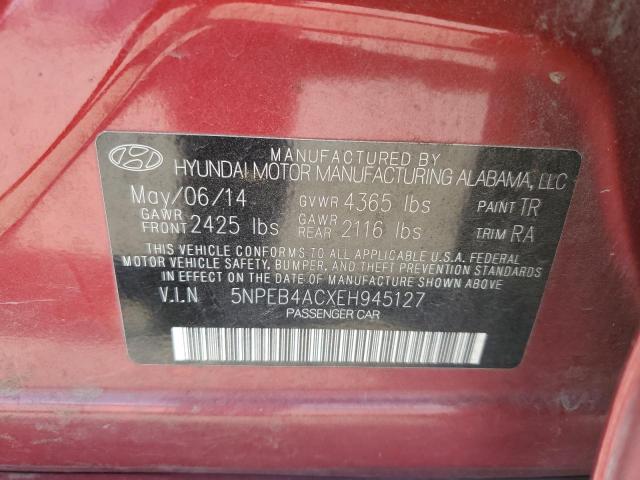 5NPEB4ACXEH945127 Hyundai gamma