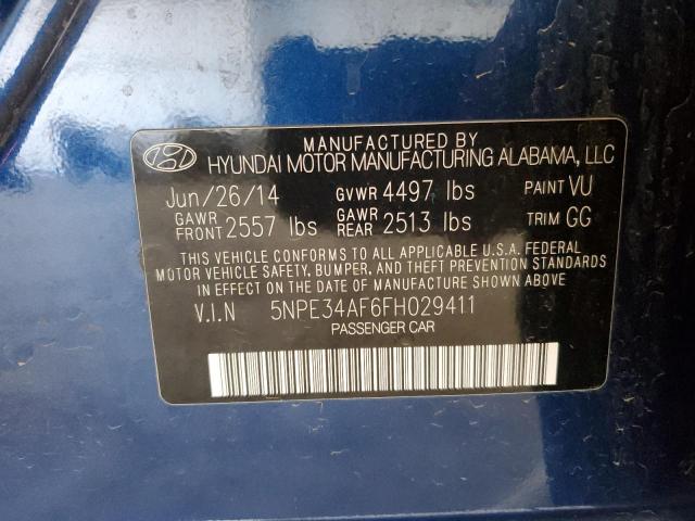 5NPE34AF6FH029411 Hyundai dohc gdi theta-ii