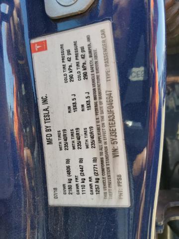 5YJ3E1EA3JF046947 Tesla 2018