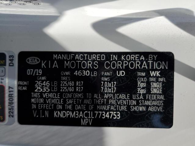 KNDPM3AC1L7734753 KIA gdi theta ii