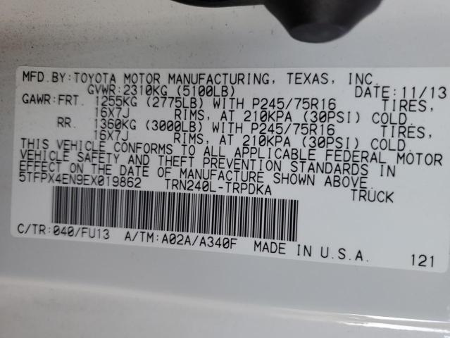 5TFPX4EN9EX019862 Toyota 2tr-fe