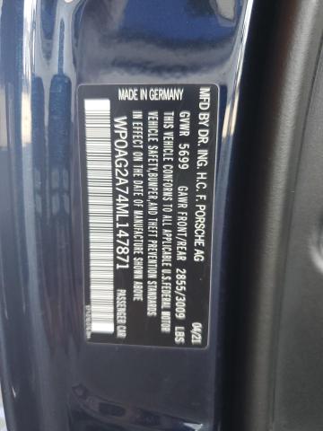 WP0AG2A74ML147871 Porsche 2021