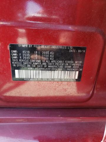 4S3BNAJ69F3004106 Subaru 2.5l u5
