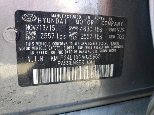 KMHE24L1XGA029663 Hyundai dohc gdi nu