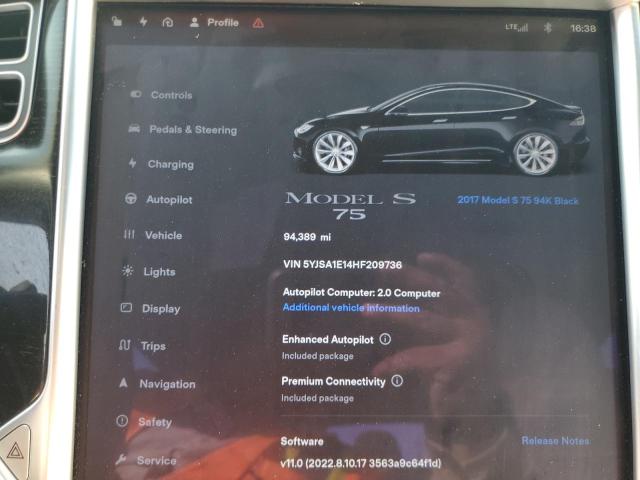 5YJSA1E14HF209736 Tesla 2017