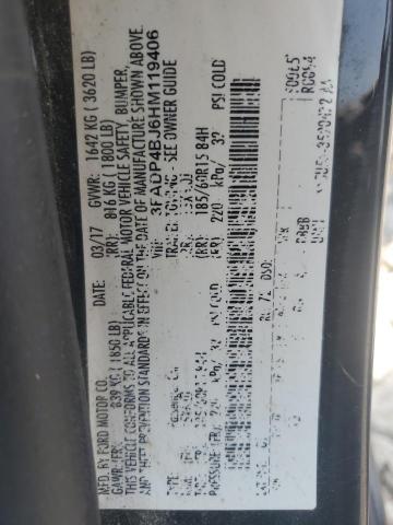 3FADP4BJ6HM119406 Ford FIESTA SE
