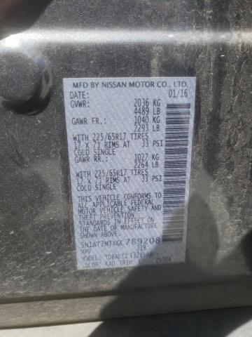 5N1AT2MTXGC789208 Nissan Rogue