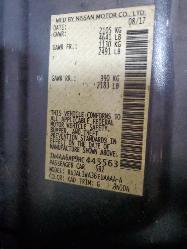 1N4AA6AP9HC445563 Nissan 2017