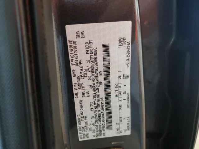 1FMCU0G94FUA63105 Ford 2015