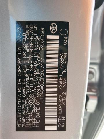 JTDACACU5P3007437 Toyota m20a-fxs, 1vm