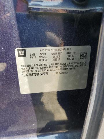1G1ZE5ST2GF346371 Chevrolet MALIBU LT