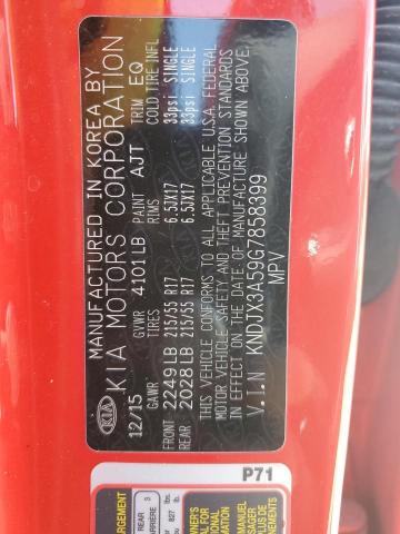 KNDJX3A59G7858399 KIA dohc gdi nu