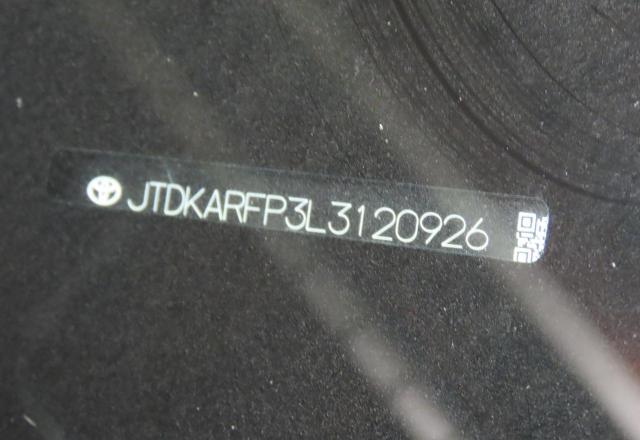 JTDKARFP3L3120926 Toyota 2zr-fxe+1nm+1sm