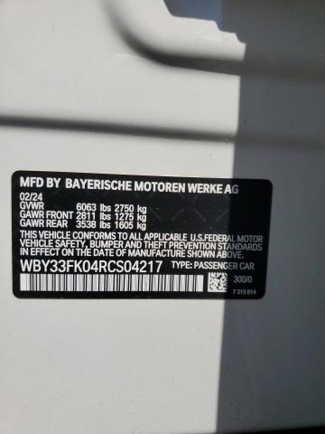 WBY33FK04RCS04217 BMW i5