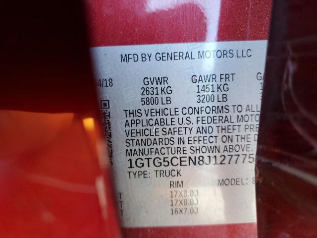 1GTG5CEN8J1277755 GMC CANYON SLE