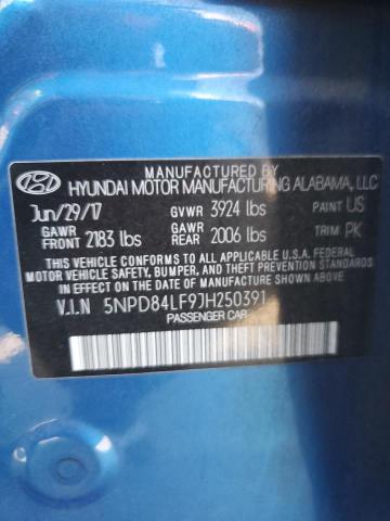 5NPD84LF9JH250391 Hyundai ELANTRA SE