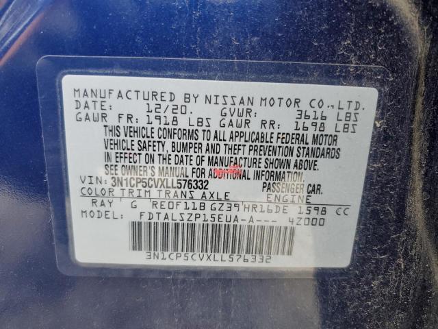 3N1CP5CVXLL576332 Nissan 2020