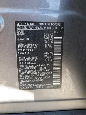KNMAT2MVXJP525976 Nissan Rogue